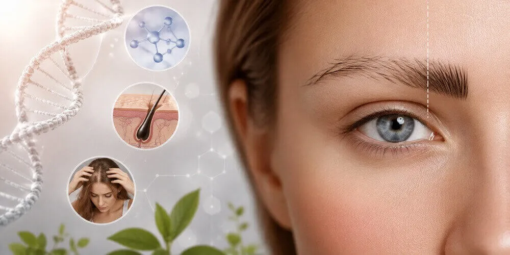 Kaş Dökülmesinin Nedenleri Nelerdir? Hormonal ve Genetik Faktörler